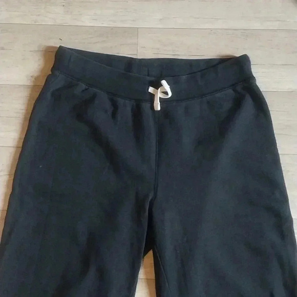 Lands' End Sport Knit Straight Leg Sweatpants Womens Medium Hike Camp Crop - Picture 2 of 9